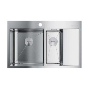 Мойка кухонная Omoikiri Akisame 78 левая Хром 4973062