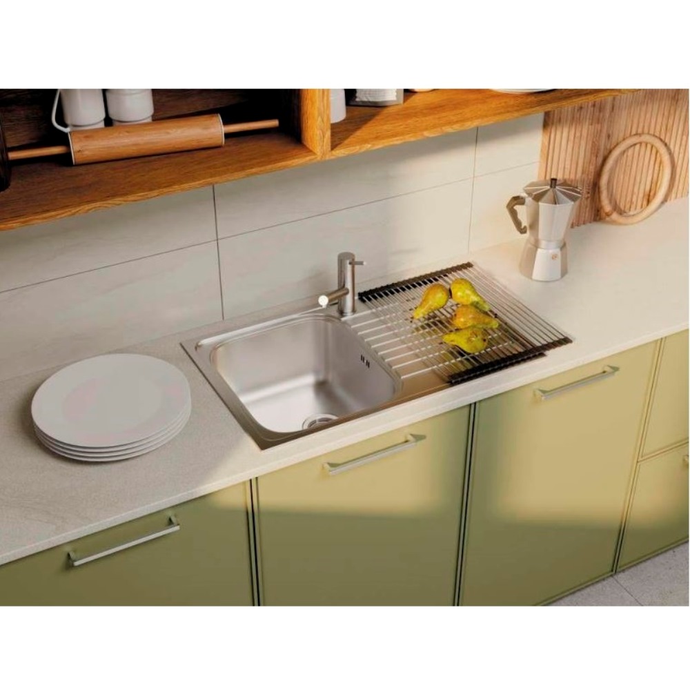 Мойка кухонная Omoikiri Kashiogawa 79 Хром 4993452 — изображение 3