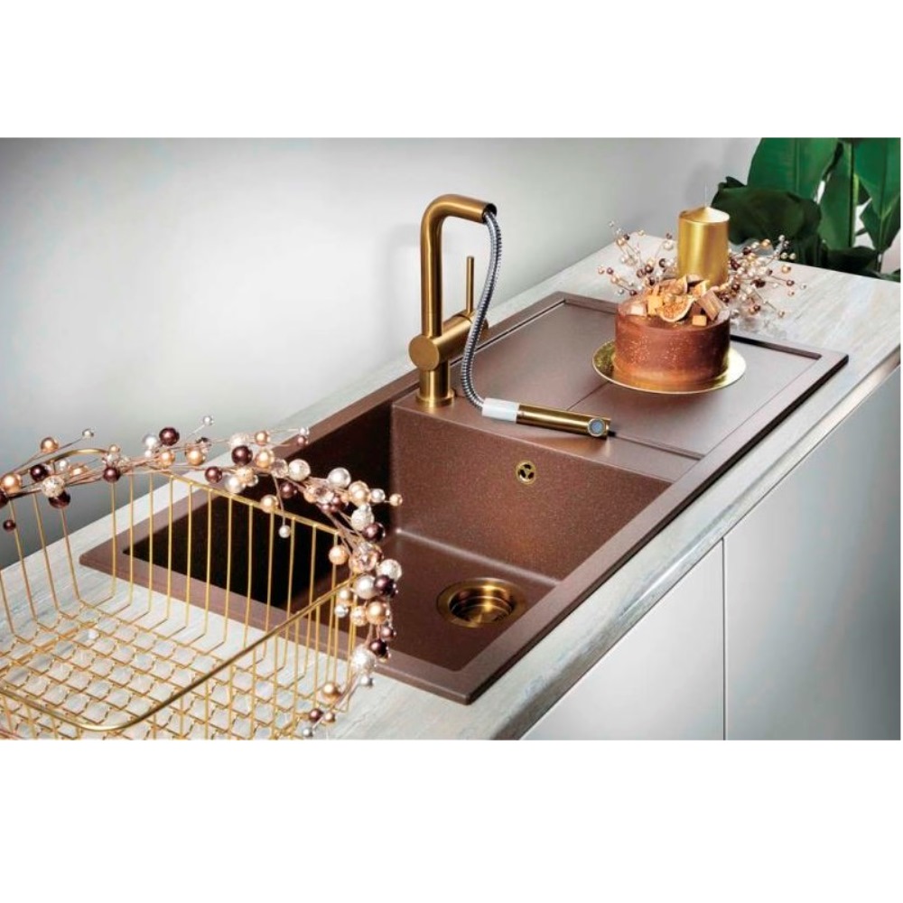 Мойка кухонная Omoikiri Sumi 86 Платина 4993651 — изображение 3