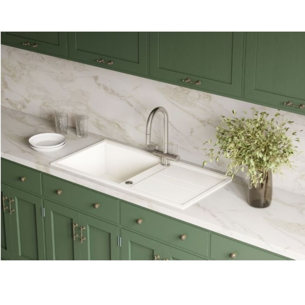 Мойка кухонная Omoikiri Kitagawa 100 Графит 4993786 — изображение 3