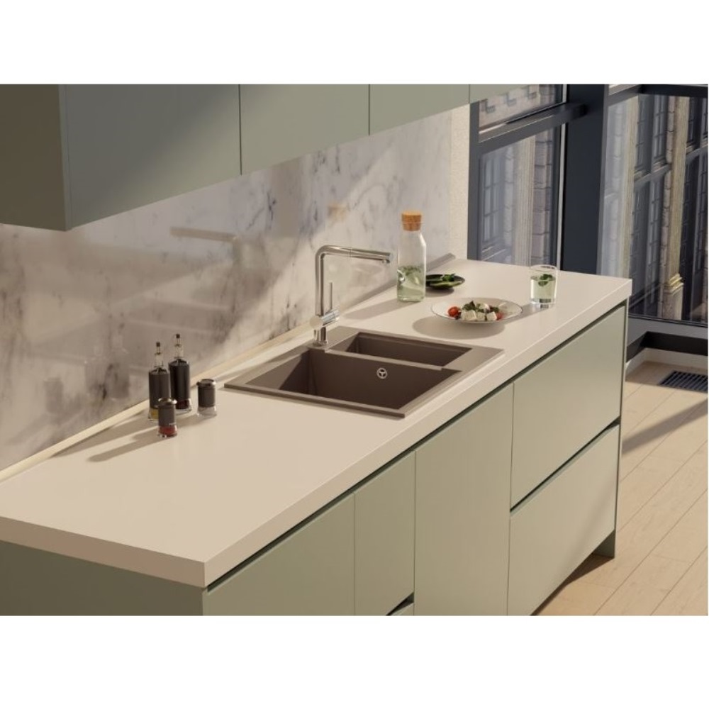 Мойка кухонная Omoikiri Sakaime 60 Черный матовый 4993908 — изображение 3