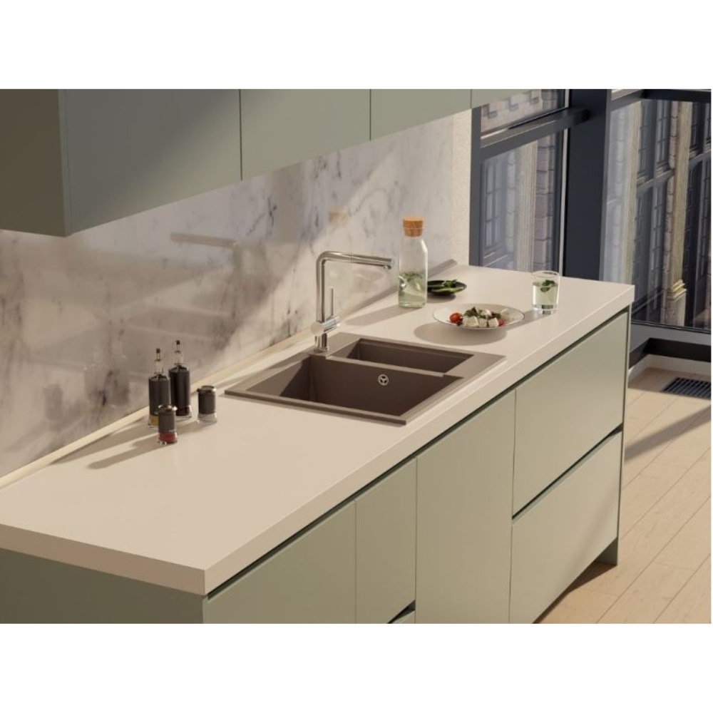 Мойка кухонная Omoikiri Sakaime 60 Ваниль 4993909 — изображение 3