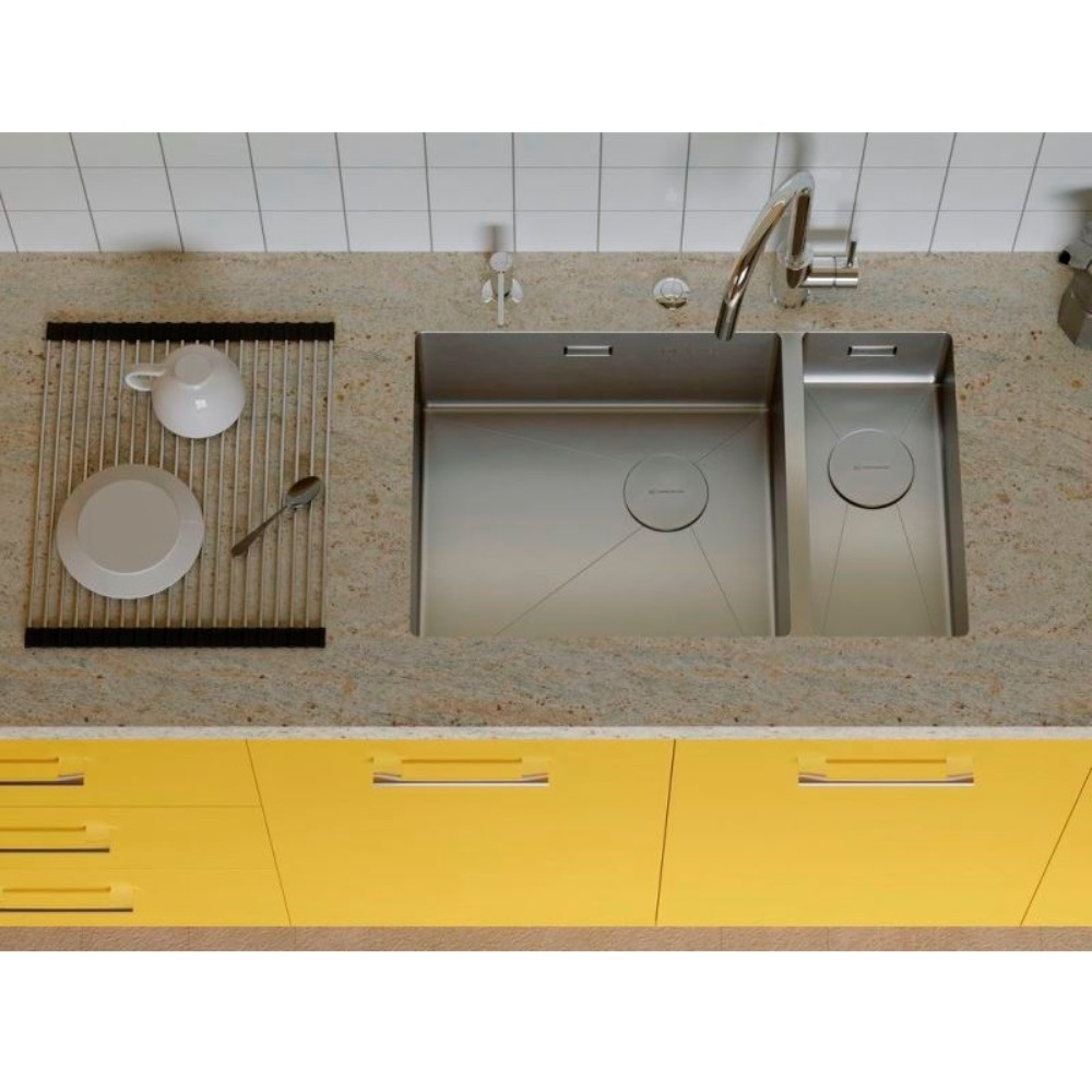 Мойка кухонная Omoikiri Taki Side левая 70 Графит 4997050 — изображение 2